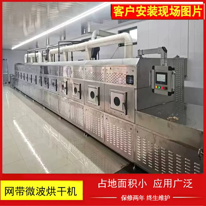 厂家供应隧道式食品杀虫卵微波烘干机香菇蔬菜微波烘干设备干燥机