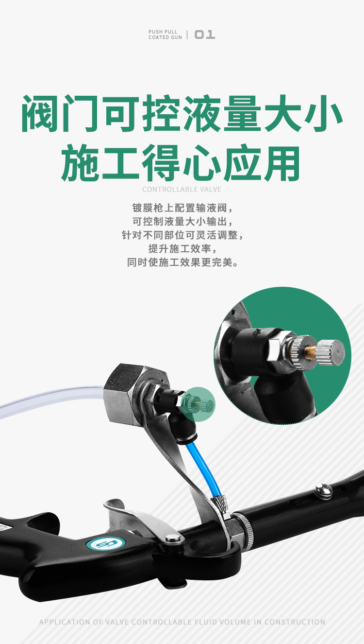 Gishi Engine Coating Gun Car Interior Engine Polishing Spray Gun with Pot Car Washing Tools Equipment Supplies Artifact