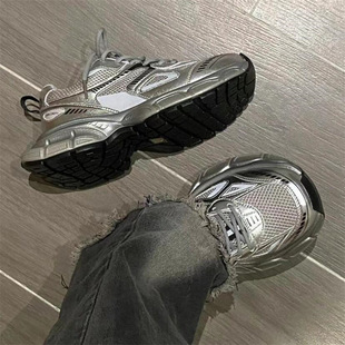 European Station Internet Celebrity Torre Shoes Women's Ins Trendy 2024 Spring and Autumn New Korean Fashion Trendy Thick Sole Sports Shoes
