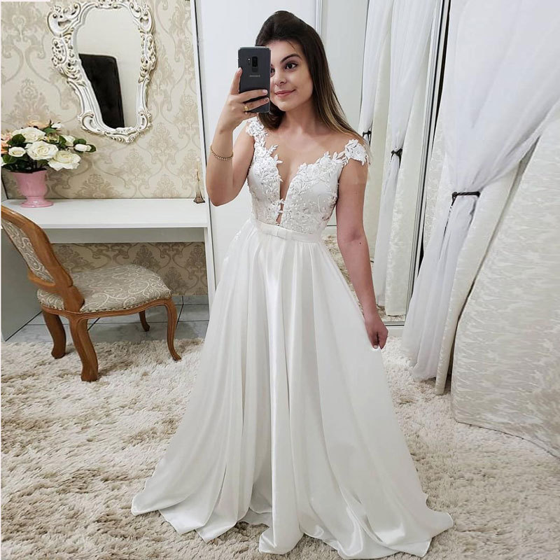 Vestido de noche largo de encaje y satén, estilo europeo y americano, para comercio exterior, Amazon, AliExpress, Wish, vestido de fiesta, entallado
