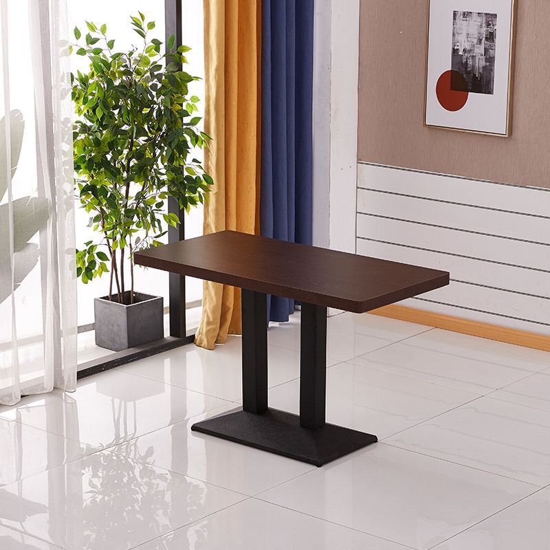 Mesa de comedor restaurante leche tienda de té desayuno snack restaurante restaurante de comida rápida combinación de mesas y sillas simple y moderna