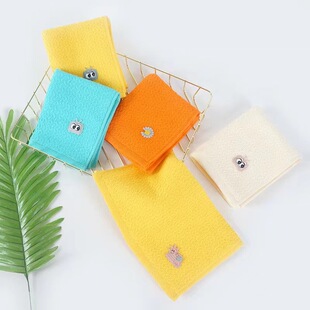 Summer thin gauze rectangular children's face towel absorbent soft kindergarten gauze children's towel 25*50