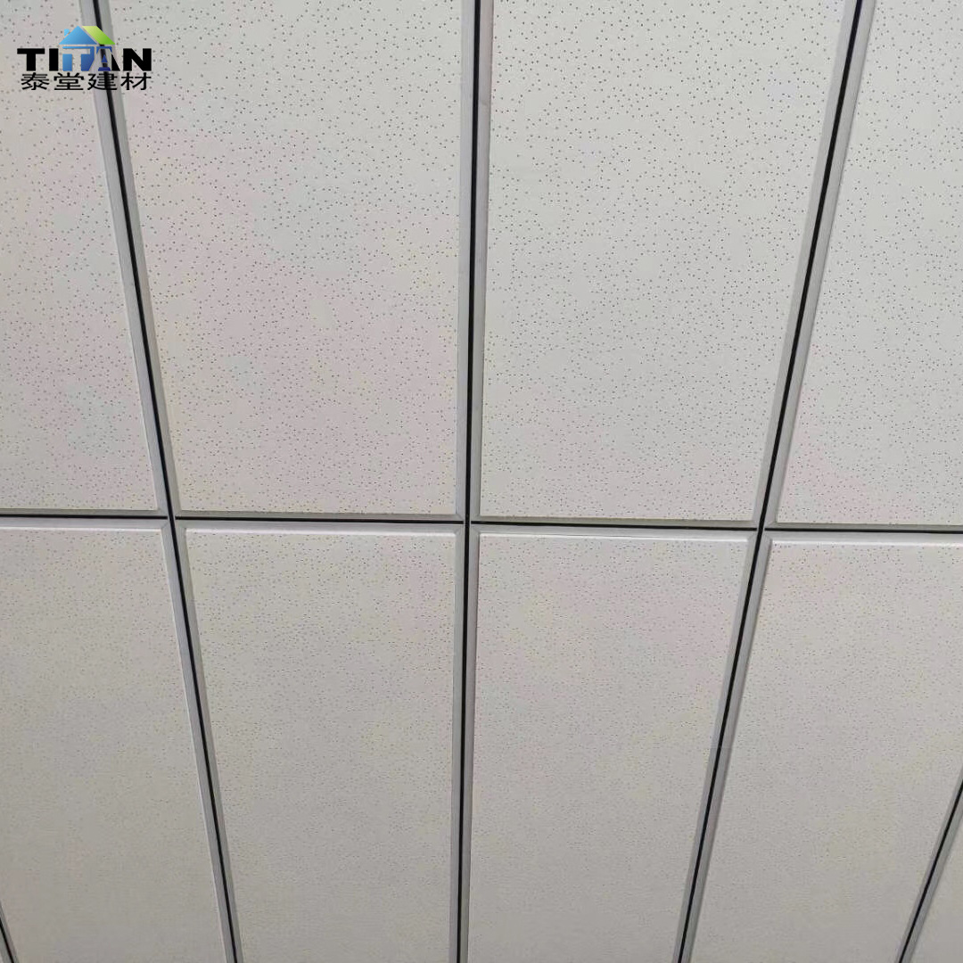 Falso Residential Suspended Ceiling Mineral Fiber Board Rh90