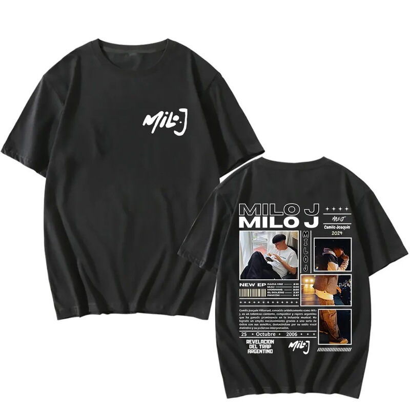 Cross-Border European Size Milo J Men's Retro T-Shirt Graphic Print Wool Hooded Sweatshirt Autumn and Winter Streetwear Su Cross-Border European Size Milo J Men's Retro T-Shirt Graphic Print Wool Hooded Sweatshirt Autumn and Winter Streetwear Su