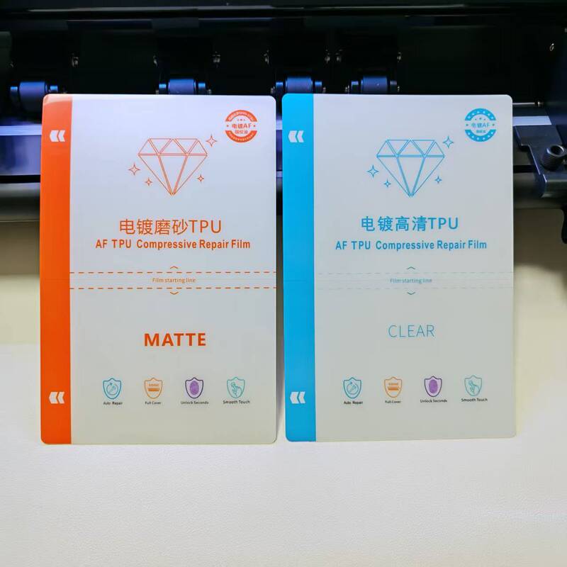 Factory Wholesale Film Cutting Machine Square Film 8inch Electroplated Tpu High-Definition Hydrogel Film Ar Anti-Reflection Uv Light-Curing Film Anti-Peep Film