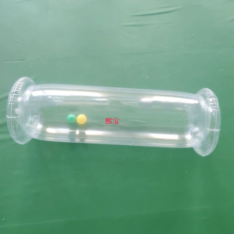 Производитель специализируется на изготовлении на заказ надувных роликов из ПВХ, новых прозрачных звуковых развивающих игрушек для ползания малышей.