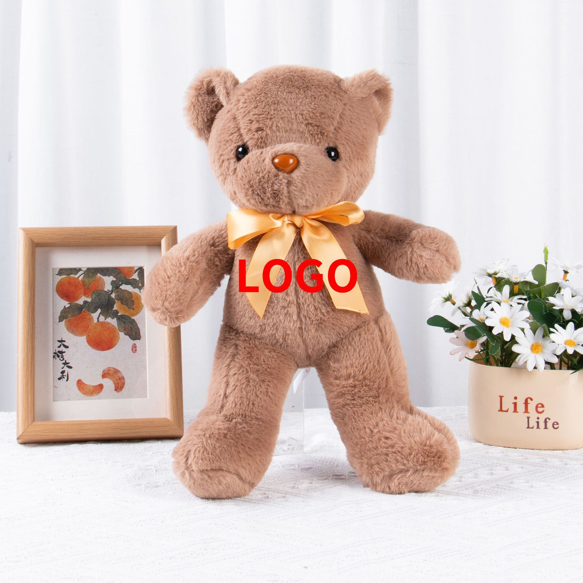 Bebés de oso de colores lindos muñecas de peluche de diez colores muñecas de agarre empujar regalos de boda arrojar osos