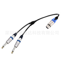 3.5 mm Jack to XLR Audio Cable TRS Stereo Male to Male Dual