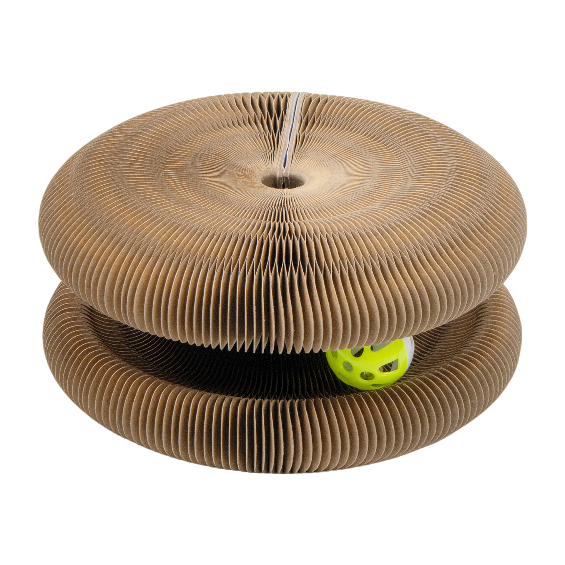 Órgano para gatos Juguetes para gatos con campana auto-hi alivio de aburrimiento para gatos garras de molienda para gatos estantes de escalada de papel corrugado resistente al arañazo plegable nido para gatos