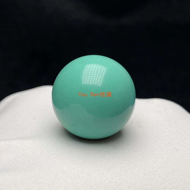 Genuine natural turquoise single round bead, loose bead, top bead, Buddha bead, Vajra bead, star and moon bracelet accessory