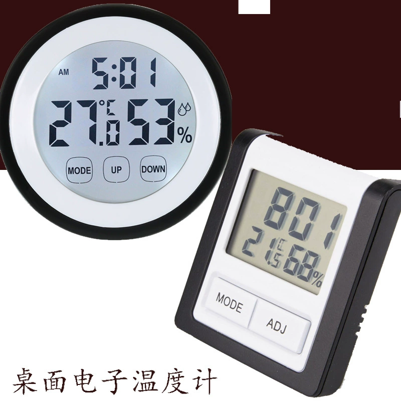 Настольный офисный цифровой термометр Shenzhen 7ming оригинальный THC-818/THC-918 цифровой дисплей измеритель температуры и влажности с часами