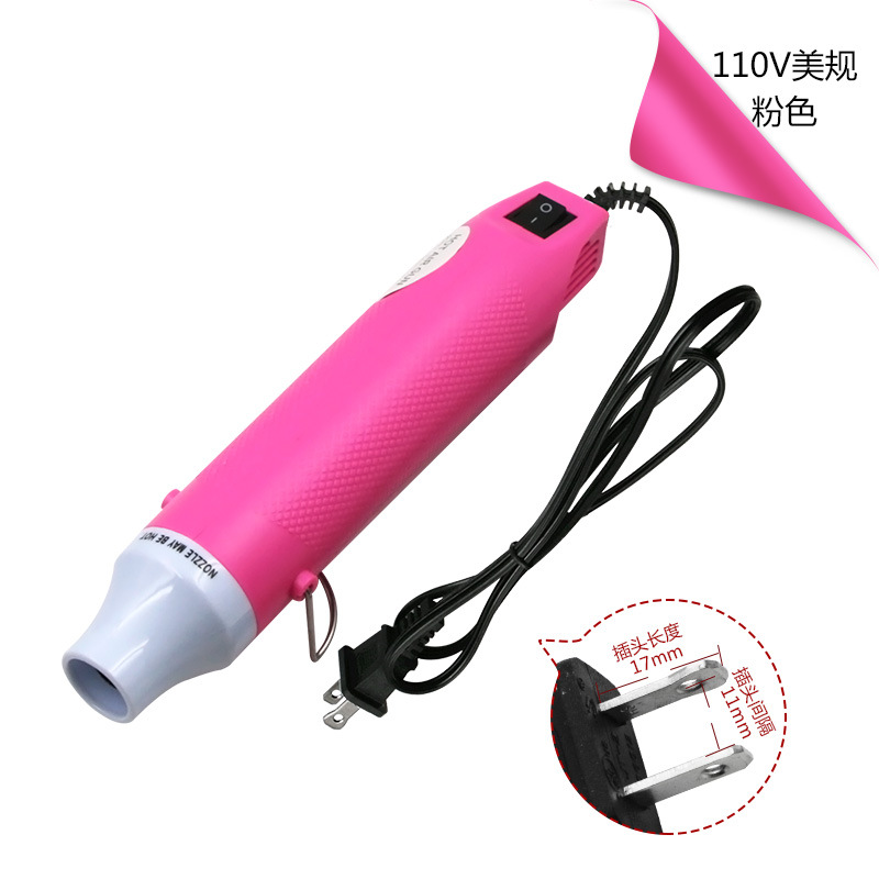 Pistola de calor para manualidades - 110V/220V, para sellos de goma y láminas termoencogibles