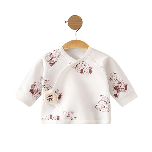 Baby clothes for autumn, winter, spring - unisex for newborns, half-back Aa-class boneless tops and monastic robes