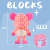 Internet celebrity best-selling standing pink orange violent bear