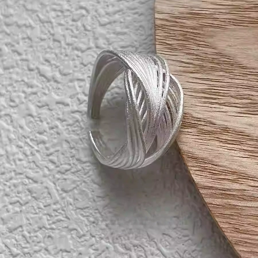 Кольцо Universal JZ серии, серебро 925, регулируемое, ретро летний лёгкий люкс