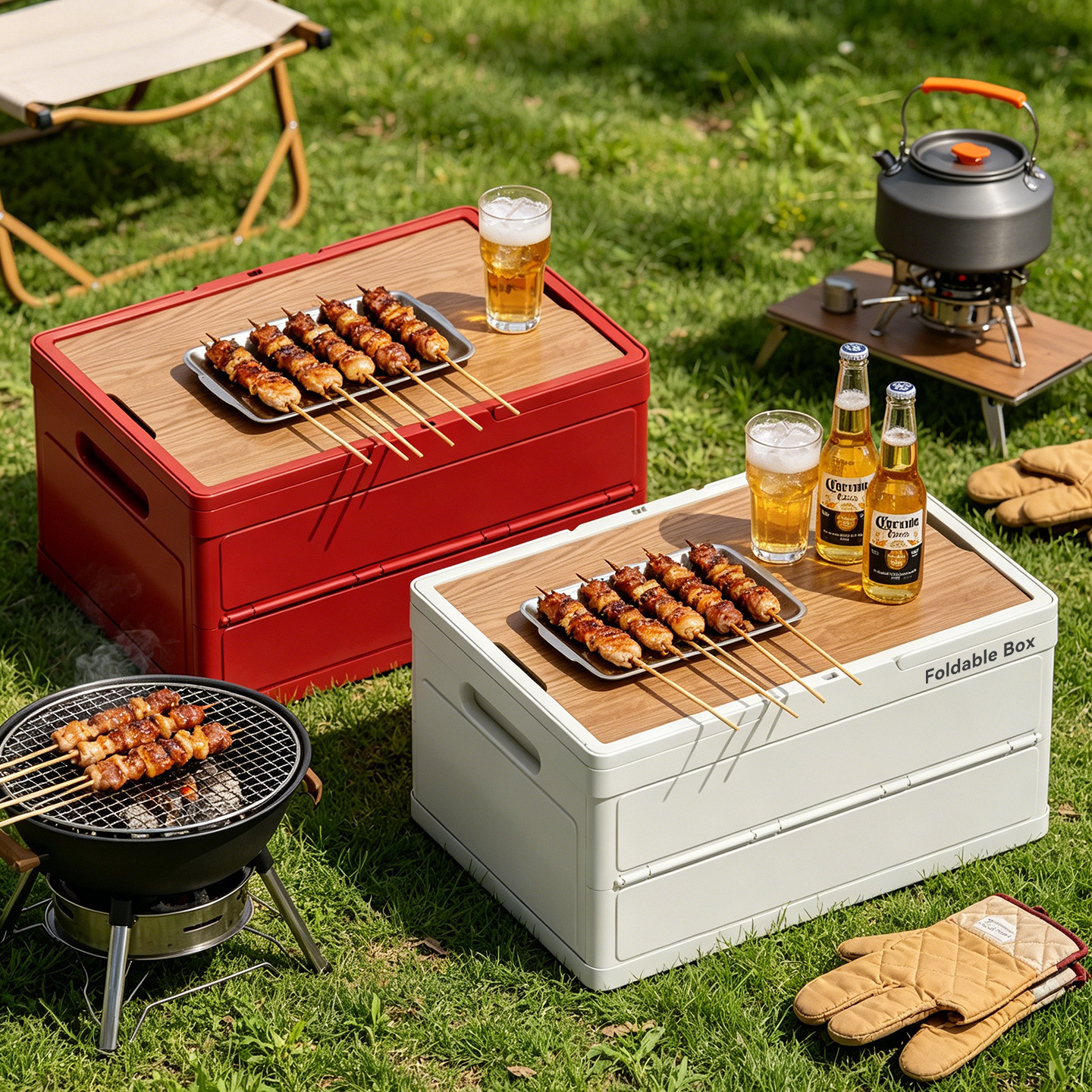 Outdoor Storage Box Waterproof Garden Patio Deck Storage Container_voghion.com