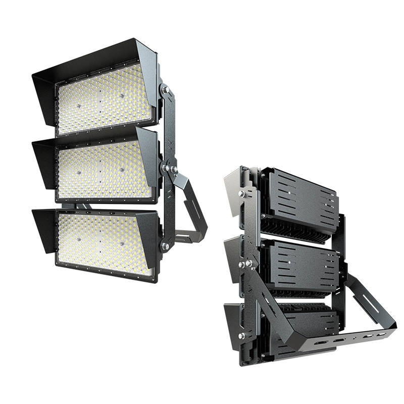 Super brillante al aire libre llevó la luz del estadio impermeable luz cuadrada poste ligero cancha de baloncesto cancha de tenis Luz de inundación