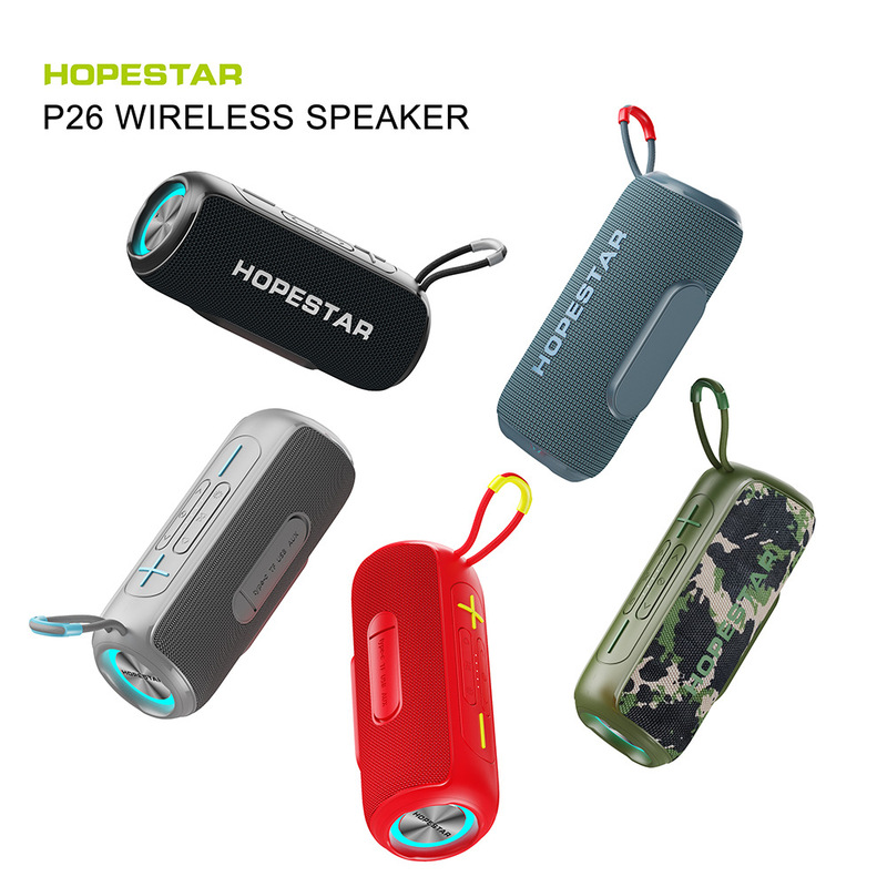 Hopestar p26ワイヤレスbluetoothスピーカーポータブル屋外スポーツサブウーファー車載カードオーディオラジオ|undefined