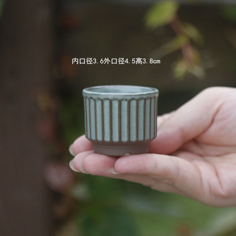 Stoneware Controlled Thumb Pot Micro Landscape Indoor Fern Mini Potted Pot Office Desktop Small Ornaments