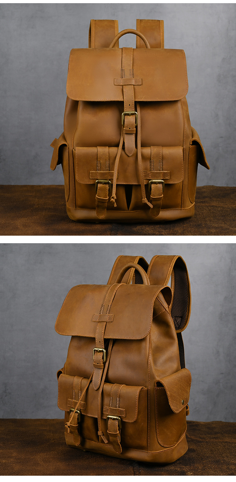 Leather School Bag
