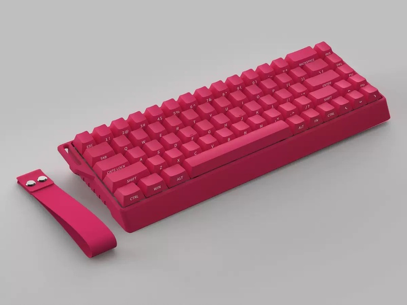 k68三模机械键盘定制LOGO无线蓝牙RGB发光机械键盘68键侧刻2.4g|undefined