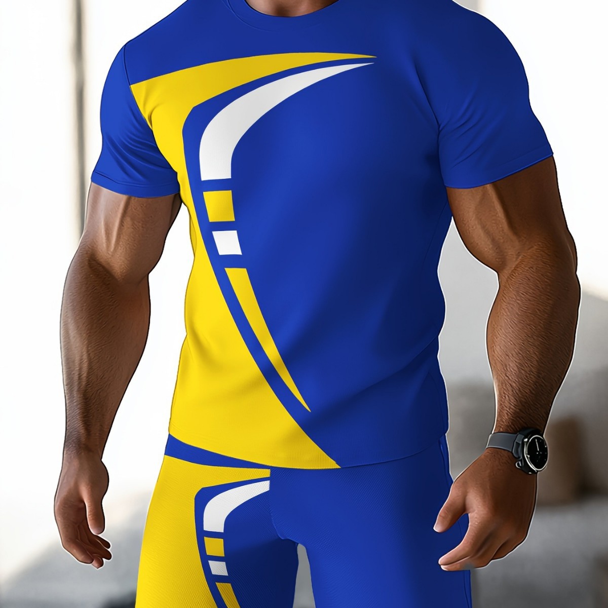 Comercio exterior europeo y americano nuevo estilo 2025 nueva tendencia de la moda de alta calidad camiseta de manga corta pantalones cortos traje ME2 MA1