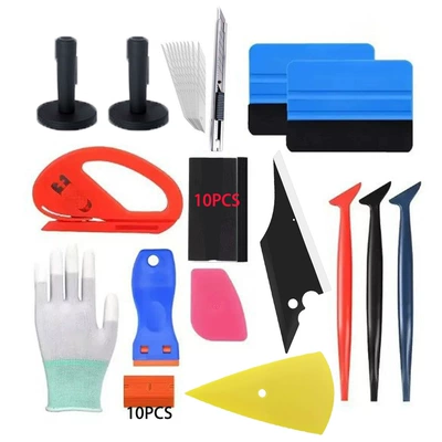 Car color change film edge Car cleaning tools - film-set-44pcs