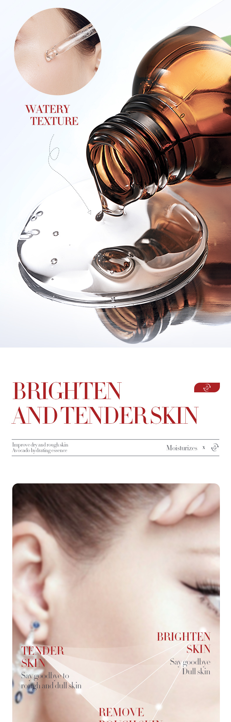 SADOER All English Fruit Flavor essence Liquid Moisturizes and refines pores to improve acne marks_voghion.com