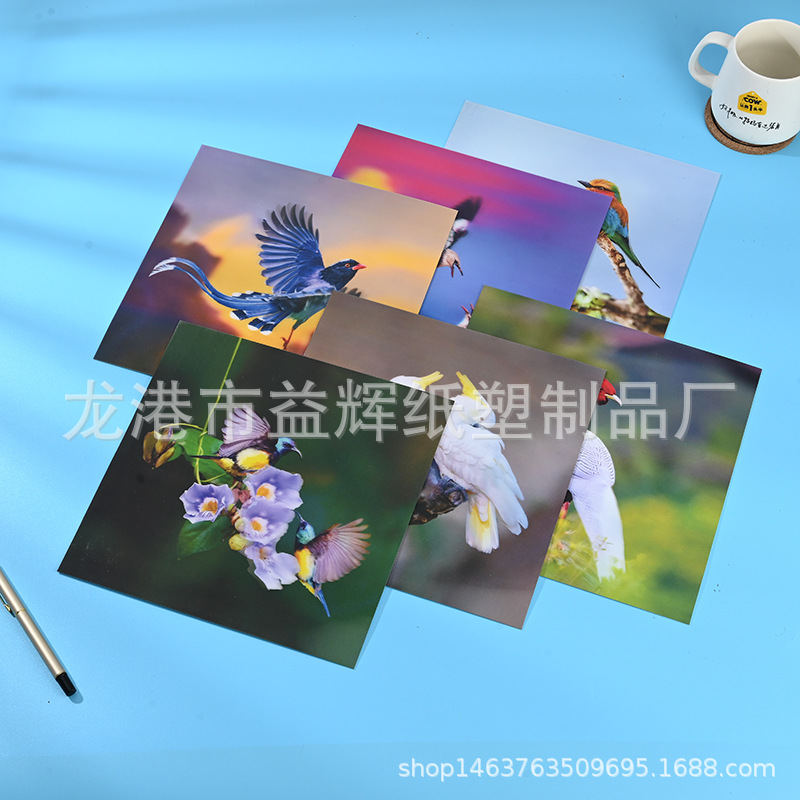 供应3D立体画 高清风景3d变幻画 PET三维光栅立体画印刷制定