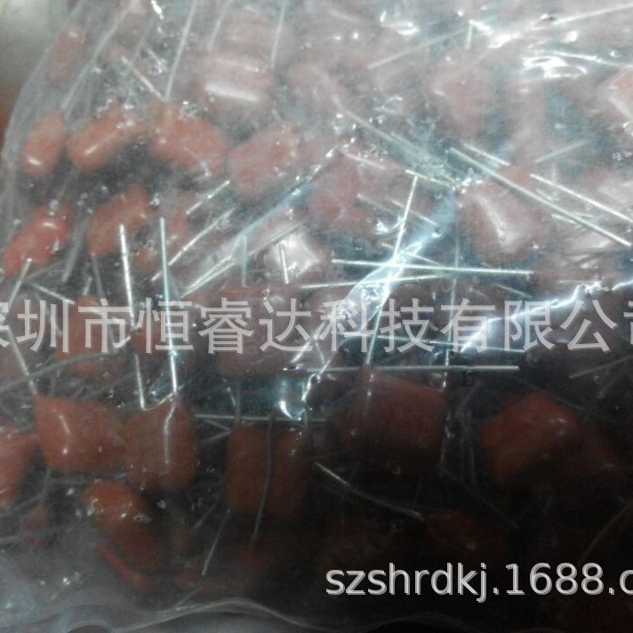 CBB22电容104J 400V 0.1UF 100NF 脚距P=10MM 金属化薄膜电容