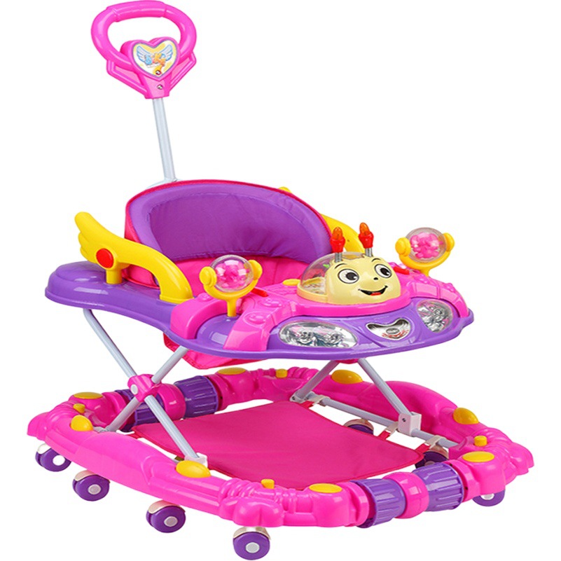Helian K721 bebé andador anti-o-pierna anti-Flip multifuncional niños y niñas bebé arranque coche mano empuje aprendizaje
