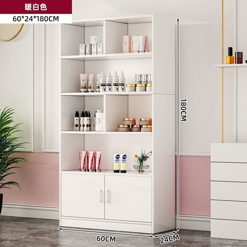 美容院产品展示柜超厚货架化妆品展示柜货柜展示架落地多层置物架|undefined