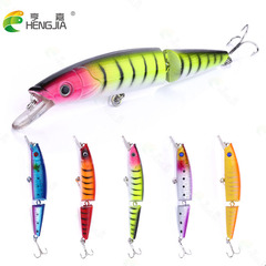 HENGJIA Hengjia Fishing Tackle 14cm 21g Multi-Section 2-Piece Long-Range Casting Lure Artificial Soft Baits Life-Like Multi-Section Hard Baits