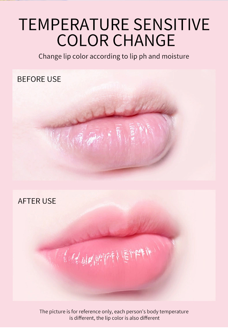 VIBELY Personalized Moisturizing Color-changing Lip Balm Anti-dryness and Cracking Fruit-Flavored Healthy Lip Balm Cross-border Makeup undefined