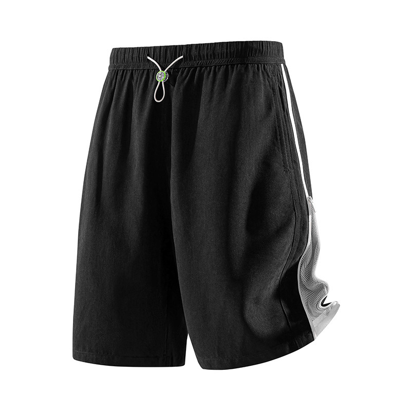 Summer Men's Trendy Five-Point Shorts, Loose and Versatile, Casual Student Sports Pants, Couple Style, Mesh Breathable Quick-Dry Pants Summer Men's Trendy Five-Point Shorts, Loose and Versatile, Casual Student Sports Pants, Couple Style, Mesh Breathable Quick-Dry Pants