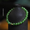 Organic bracelet, jasper, round beads, fashionable jewelry jade, simple and elegant design