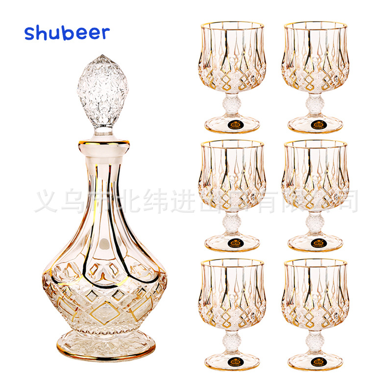 Retro wine set for home use for whiskey