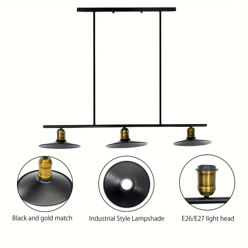Lámparas Zhongshan retro americanas lámpara de techo iluminación candelabro de hierro forjado candelabro de comedor candelabro de la sala de estar