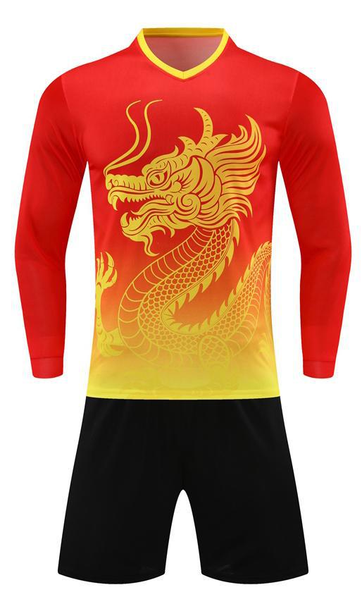 Dragón de secado rápido traje de barco dragón traje de manga larga protección solar dragón barco dragón barco dragón traje de equipo de seda de hielo se puede imprimir nombre del equipo