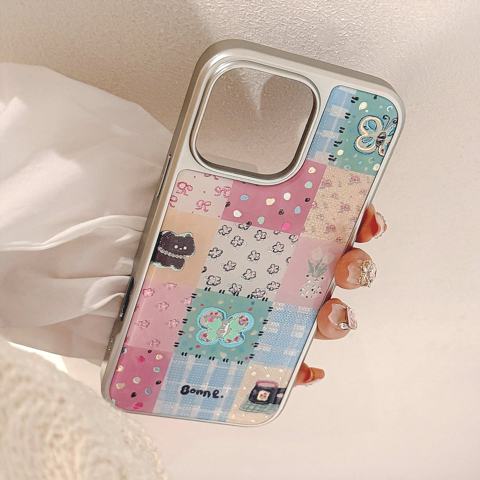 Protective Phone Case For Apple Iphone Pro Max Plus Plaid Gilt_voghion.com