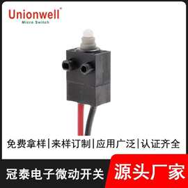 Unionwell 充电枪带电阻防水微动开关 电动车按钮开关 有线开关