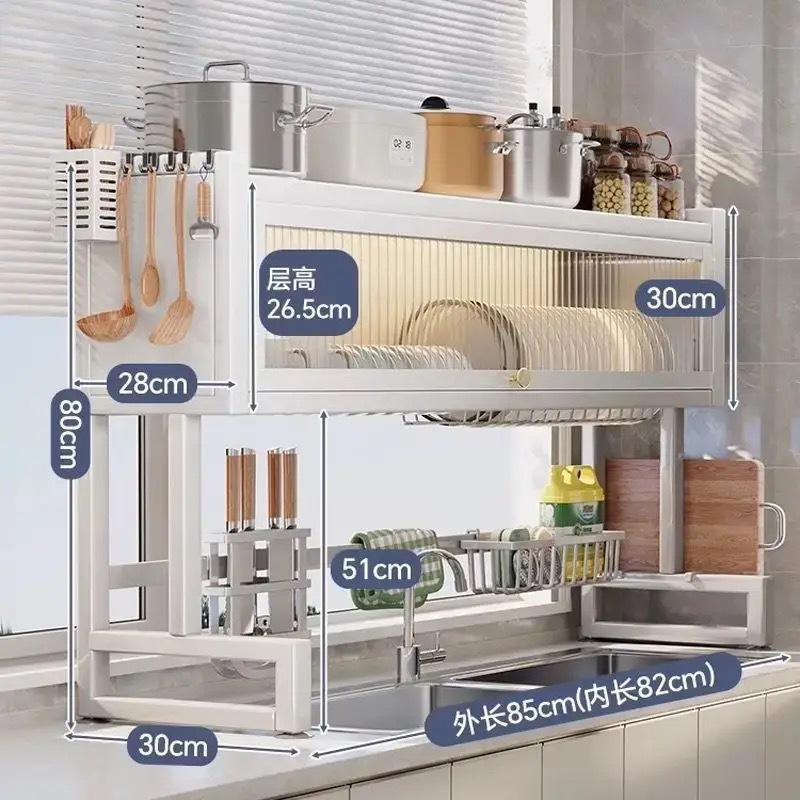 cocina drenaje rack platos rack platos palillos cubiertos rack de almacenamiento fregadero de almacenamiento lavavajillas rack de almacenamiento