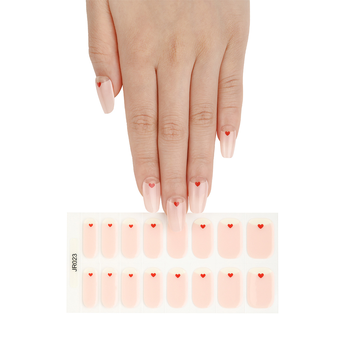 Uña de fototerapia UV gel semi-curado pegatinas impermeables completamente pegatinas semi-curado de segunda generación parche de uñas de gel blando