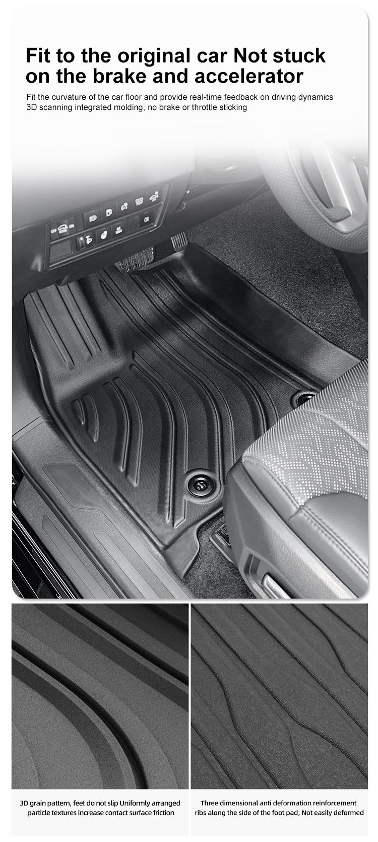 Suitable for 23-25 Model Sequoia Car Floor Mats, Custom Tpe Floor Mats, Trunk Mat, Cross-Border