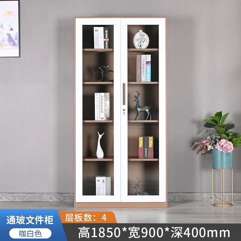 Acero de borde estrecho desmontaje gabinete de archivos de oficina documentos financieros gabinete de archivos engrosado con bloqueo cubierta de color armario de almacenamiento