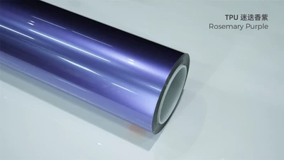 Auto Color Change Film – color PPF - tpu-rosemary-purple-dry-paste-without-baking-15215-m