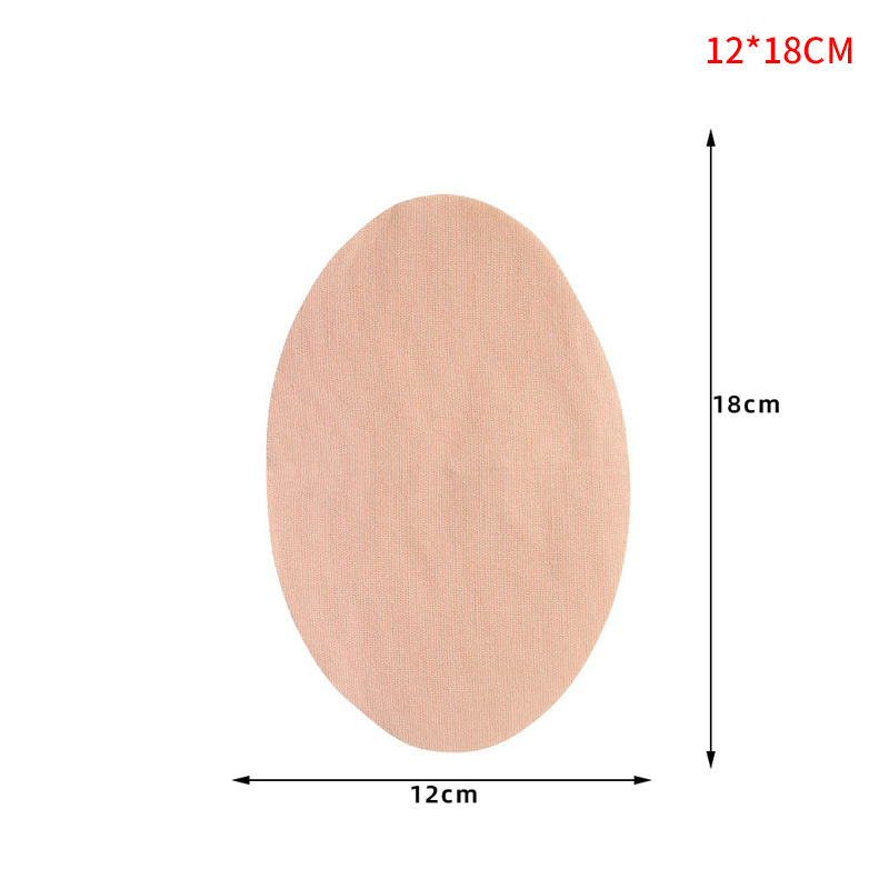 신축성 있는 원단 - 타원형 스킨 컬러 (12*18cm)
