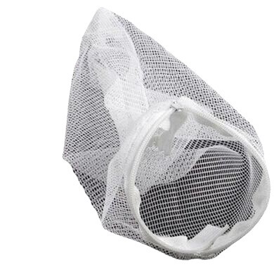 Fish tank filter material mesh bag, dirt-absorbing carbon nylon excellent grain mesh bag, aquarium fine hole size zipper filter mesh bag pocket