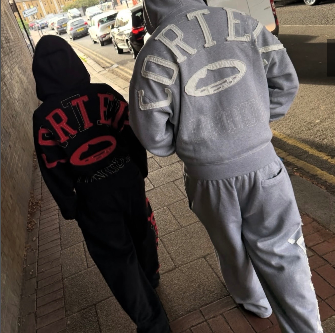 Corteiz Vibe American Hip-Hop Street Dance Embroidered Letter Knit Sweatpants Men's Sports Jogger Pants