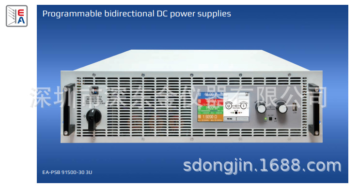 德国EA-PSB 9060-120 3U US208V2.5KW 双向实验室直流电源60V120A